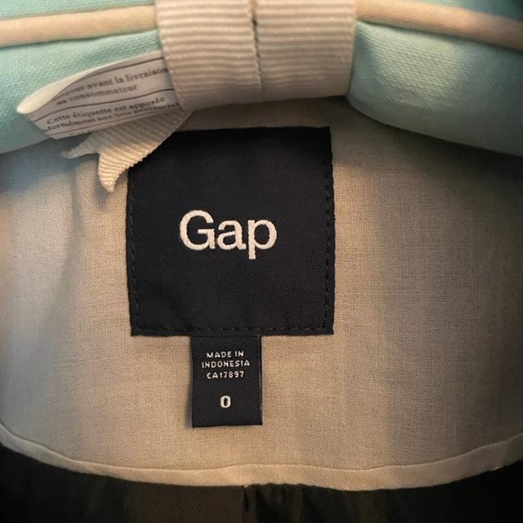 Black Blazer with Grey Trim by the Gap - Picture 3 of 7